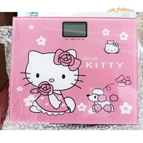 Cân Điện Tử Hình Mèo Kitty và Cừu - Cân Sức Khỏe Tối Đa 180KG, Bảo Hành 1 Năm, Đáng Yêu cho Gia Đình