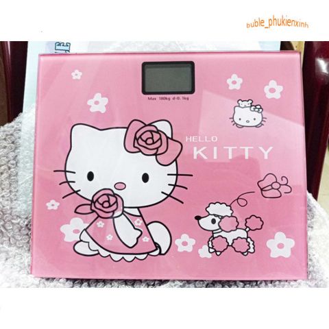 Cân Điện Tử Hình Mèo Kitty và Cừu - Cân Sức Khỏe Tối Đa 180KG, Bảo Hành 1 Năm, Đáng Yêu cho Gia Đình