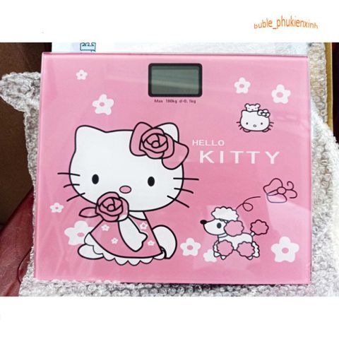 Cân Điện Tử Hình Mèo Kitty và Cừu - Cân Sức Khỏe Tối Đa 180KG, Bảo Hành 1 Năm, Đáng Yêu cho Gia Đình