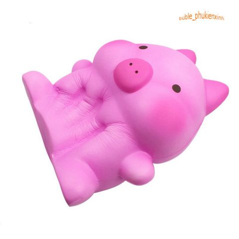 Squishy Heo Hồng Khổng Lồ - Đồ Chơi Dễ Thương 30-40cm Mẫu Màu Hương Vị Trái Cây - Chất Liệu Mềm Mại, Đổi Trả 15 Ngày