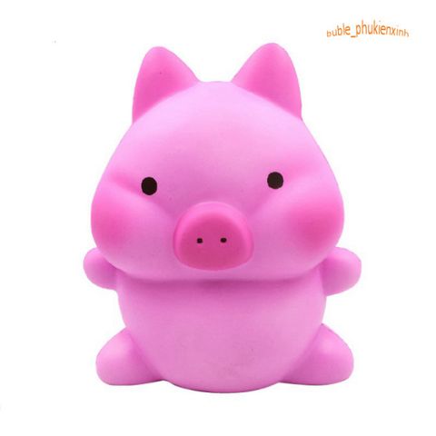 Squishy Heo Hồng Khổng Lồ - Đồ Chơi Dễ Thương 30-40cm Mẫu Màu Hương Vị Trái Cây - Chất Liệu Mềm Mại, Đổi Trả 15 Ngày