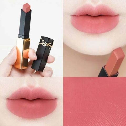 Son Yves Saint Laurent The Slim Couture Matte 1977 Pink Voyage - Son Môi Hồng Đào Chất Lượng Cao, Thiết Kế Sang Trọng Chính Hãng