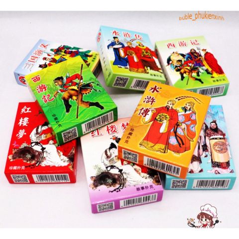 Bộ Bài Tây Du Ký Cổ Điển 1986 - Bộ Tú Lơ Khơ Anime Manga Đẹp, Hộp Đựng Sang Trọng, Quà Tặng Hoàn Hảo Cho Bạn Bè