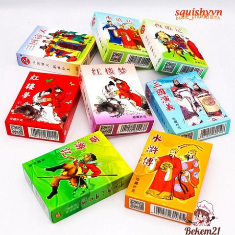 Bộ Bài Tây Du Ký Cổ Điển 1986 - Bộ Tú Lơ Khơ Anime Manga Đẹp, Hộp Đựng Sang Trọng, Quà Tặng Hoàn Hảo Cho Bạn Bè