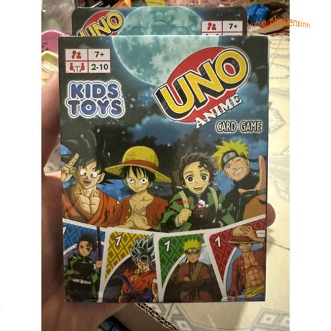 Bộ Bài Chiến Đấu Gươm Diệt Quỷ - Naruto, One Piece, Beelzebub, Inuyasha - 54 Tấm Thú Vị cho Trẻ Em