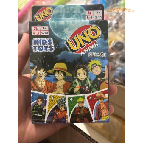 Bộ Bài Chiến Đấu Gươm Diệt Quỷ - Naruto, One Piece, Beelzebub, Inuyasha - 54 Tấm Thú Vị cho Trẻ Em