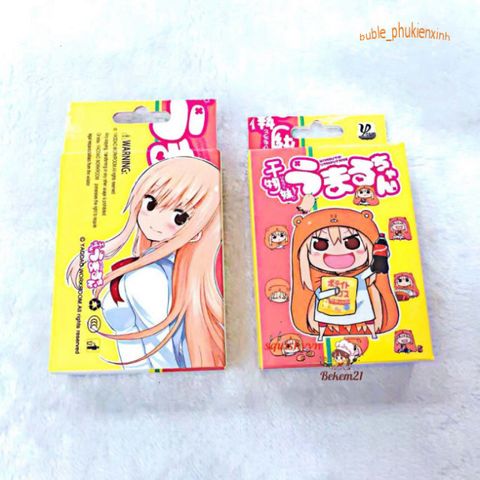 Bộ Bài Poker UMARU - Himouto! Umaru-Chan Dễ Thương, 54 Lá Bài Vui Nhộn Cho Học Sinh, Quà Tặng Fan Anime