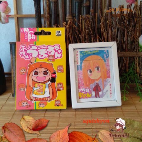 Bộ Bài Poker UMARU - Himouto! Umaru-Chan Dễ Thương, 54 Lá Bài Vui Nhộn Cho Học Sinh, Quà Tặng Fan Anime