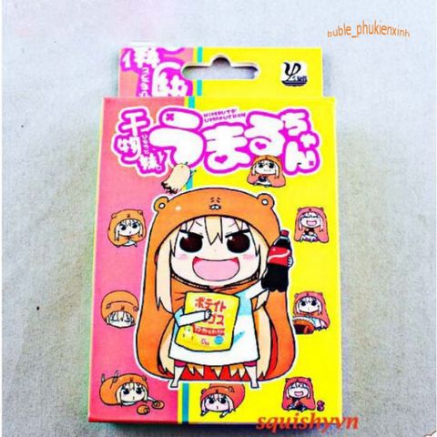 Bộ Bài Poker UMARU - Himouto! Umaru-Chan Dễ Thương, 54 Lá Bài Vui Nhộn Cho Học Sinh, Quà Tặng Fan Anime