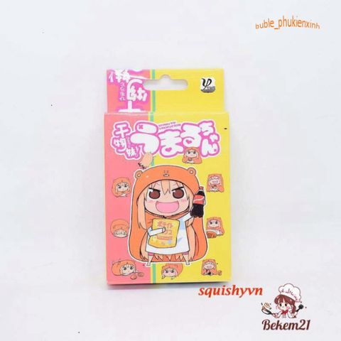 Bộ Bài Poker UMARU - Himouto! Umaru-Chan Dễ Thương, 54 Lá Bài Vui Nhộn Cho Học Sinh, Quà Tặng Fan Anime