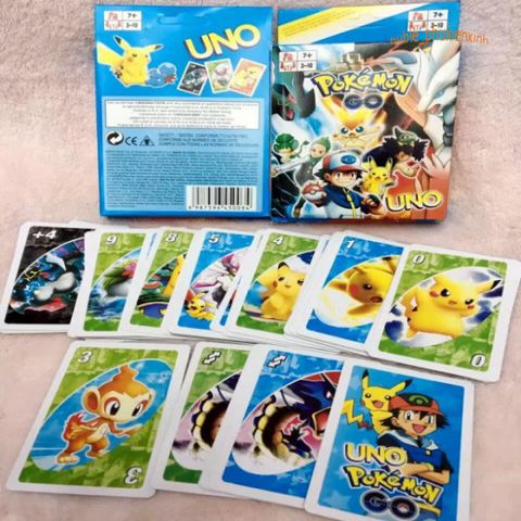Thẻ bài Uno Hoạt Hình - Bộ trò chơi Uno Classic, Wild, Skip Bo, Flip, Phase 10, DOS, BTS, Harry Potter, Super Mario