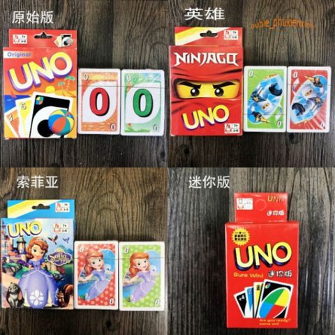 Thẻ bài Uno Hoạt Hình - Bộ trò chơi Uno Classic, Wild, Skip Bo, Flip, Phase 10, DOS, BTS, Harry Potter, Super Mario