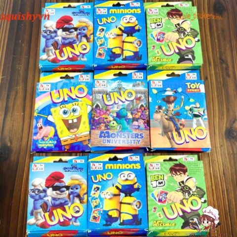 Bộ bài UNO 110 lá CAO CẤP - Trò chơi Board Game vui vẻ cho gia đình, chất liệu giấy Dày và Bền, thích hợp cho 2-10 người chơi