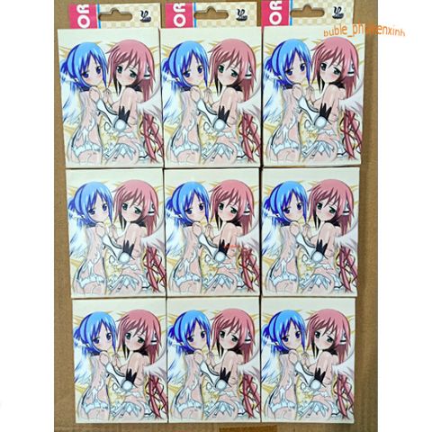 Bộ bài Tây Anime SORA NO OTOSHIMONO - Bộ bài Poker 54 lá dễ thương in hình Anime Manga độc đáo từ thiên đường, quà tặng fan anime.