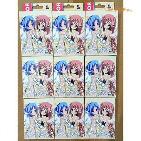 Bộ bài Tây Anime SORA NO OTOSHIMONO - Bộ bài Poker 54 lá dễ thương in hình Anime Manga độc đáo từ thiên đường, quà tặng fan anime.