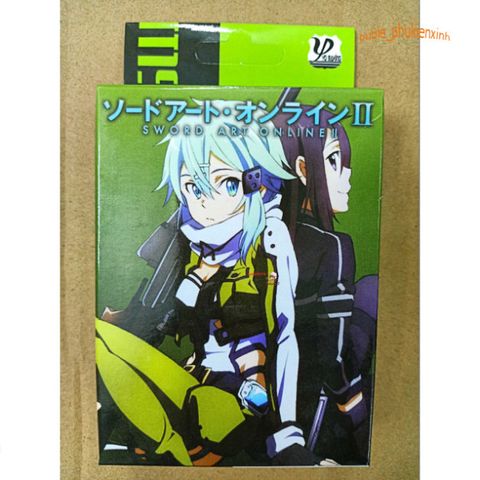 Bộ bài tây 54 lá và tú lơ khơ 52 lá Anime Sword Art Online - Đồ chơi trẻ em thiết kế độc đáo, hộp đựng cao cấp.