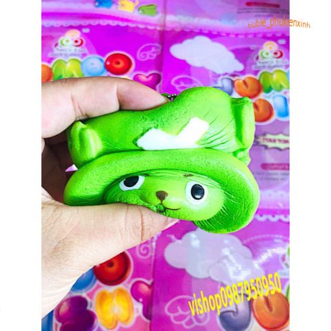 Squishy Bánh Mặt Chopper One Piece - Đồ Chơi Mềm Mịn Kèm Móc Khóa Anime Dễ Thương Cho Tín Đồ Manga