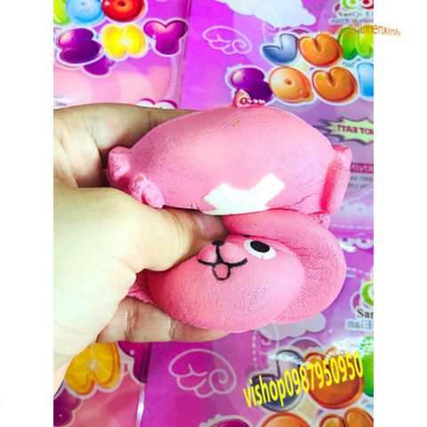 Squishy Bánh Mặt Chopper One Piece - Đồ Chơi Mềm Mịn Kèm Móc Khóa Anime Dễ Thương Cho Tín Đồ Manga