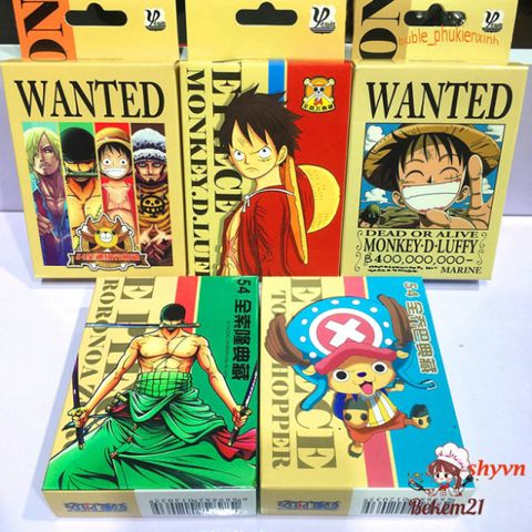 Bộ Bài Uno Anime One Piece và Dragon Ball - Trò Chơi Thẻ Vui Nhộn Dành Cho Fan Anime, Chất Lượng Cao, Giá Tốt