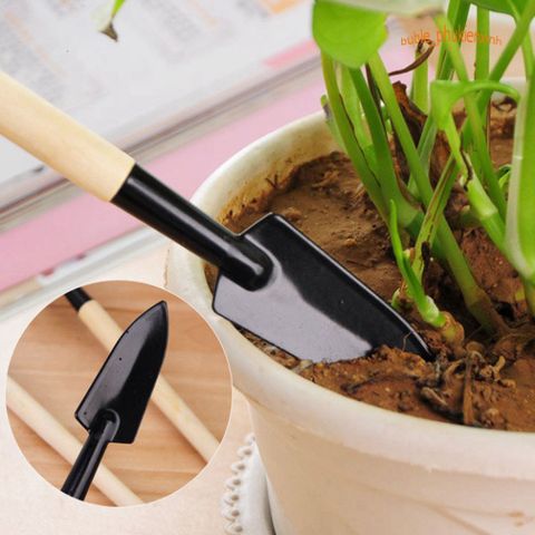 Bộ 3 Dụng Cụ Cuốc Xẻng Mini Đa Năng - Trồng Cây Cảnh, Làm Vườn, Phượt Tiện Lợi - Chăm Sóc Cây Kích Thước Nhỏ Gọn