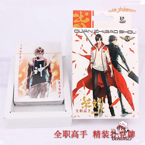 Bộ Bài Tây Poker Naruto 52 Lá Độc Đáo Hộp Anime Manga - Quà Tặng Cho Fan Quan Zhi The Kings Avatar