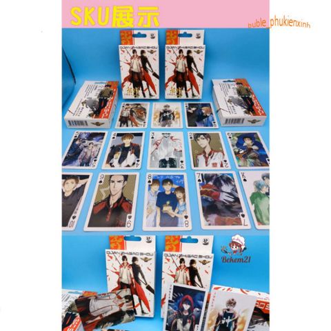 Bộ Bài Tây Poker Naruto 52 Lá Độc Đáo Hộp Anime Manga - Quà Tặng Cho Fan Quan Zhi The Kings Avatar