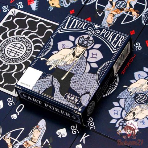Bộ thẻ bài TÂY DU KÍ Tôn Ngộ Không - 54 lá in hình độc đáo, quà tặng sáng tạo cho fan anime, khám phá thế giới huyền bí!