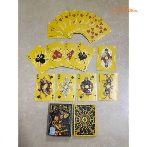 Bộ thẻ bài TÂY DU KÍ Tôn Ngộ Không - 54 lá in hình độc đáo, quà tặng sáng tạo cho fan anime, khám phá thế giới huyền bí!