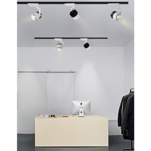 Đèn Led Ray Rọi Khuỷu COB 20W - Ánh Sáng Trắng, Vàng, Trung Tính Cho Trang Trí Cửa Hàng, Shop, Showroom Thời Trang, Siêu Thị