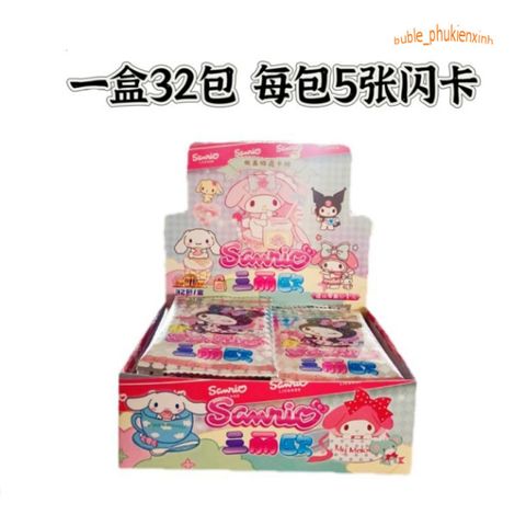 Bộ Bài Tây SANRIO PASTEL 160 Lá - Thẻ Bài Cute Hello Kitty, Kuromi, Melody, Cinnamoroll - Đồ Chơi Dễ Thương Sưu Tầm
