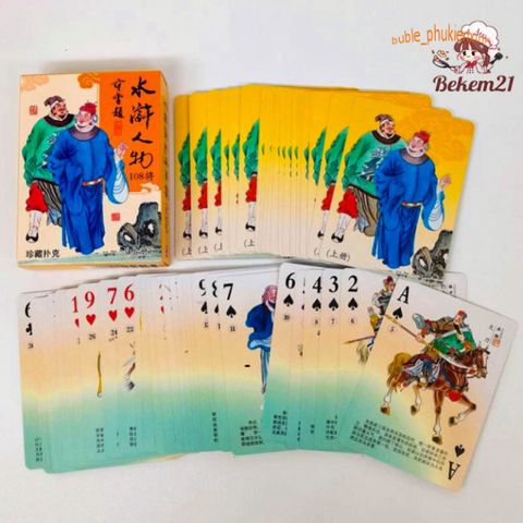 Bộ bài Tam Quốc Diễn Nghĩa 54 lá - Đồ chơi lịch sử hấp dẫn cho những người yêu thích chiến thuật và văn hóa 14 thế kỷ