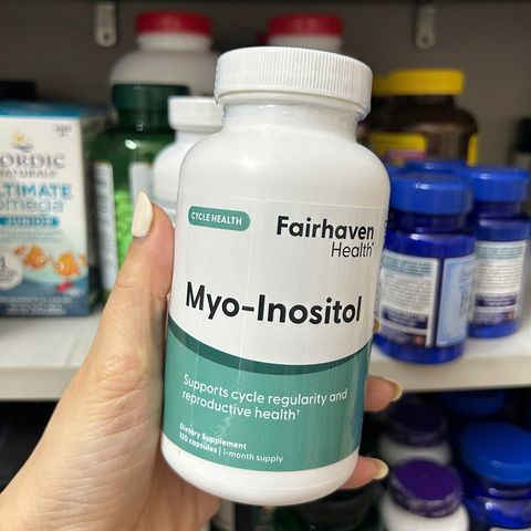 Viên uống hỗ trợ thụ thai Fairhaven Health Myo-Inositol USA 120 viên
