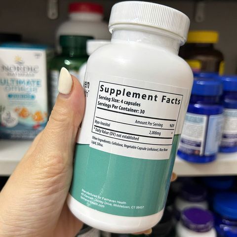 Viên uống hỗ trợ thụ thai Fairhaven Health Myo-Inositol USA 120 viên