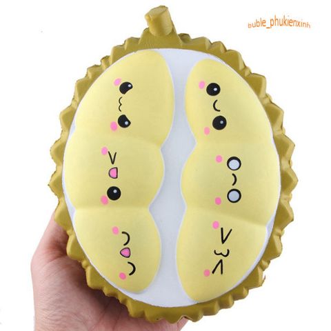 Đồ Chơi Squishy Đại Khổng Lồ Nửa Quả Sầu Riêng Biểu Cảm Xinh Xắn - Quà Tặng Ý Nghĩa Cho Trẻ Em, Giảm Căng Thẳng
