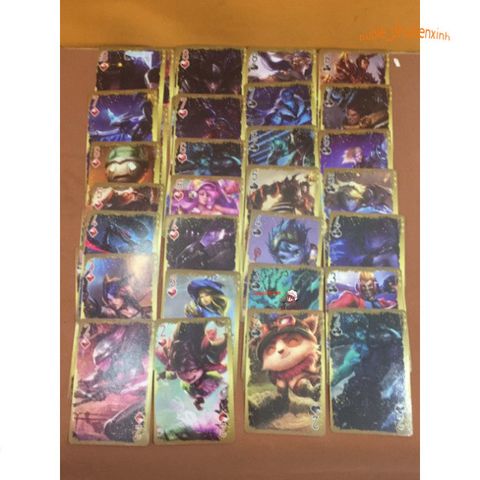 Bộ Bài Poker League of Legends LOL - Thiết Kế Anime Độc Đáo, Giấy Tráng Chất Lượng - Quà Tặng Dành Cho Fan Game