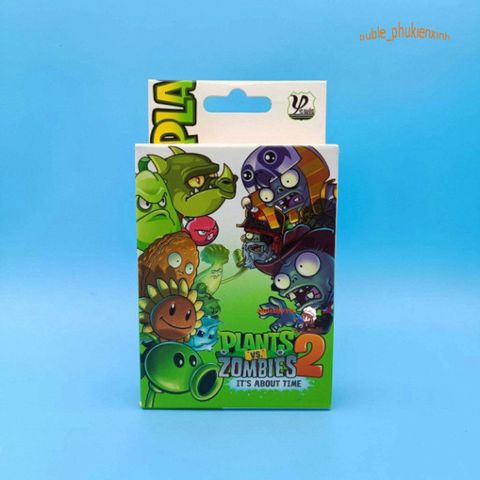 Bộ 54 Thẻ Ảnh Nhân Vật Game Plant vs Zombie Chibi Dễ Thương - Bài Poker Hình Ngẫu Nhiên cho Trẻ Em, Quà Tặng Xinh Xắn