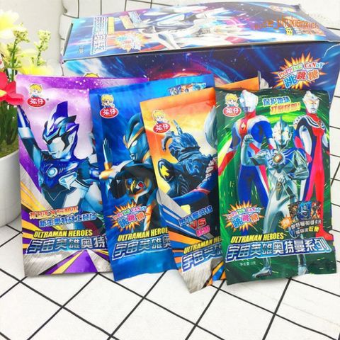 Bộ Thẻ Bài Ultraman 3D Huyền Thoại - Sưu Tập Đặc Biệt Cho Trẻ Em, Quà Tặng Fan Anime Manga Hot 2023