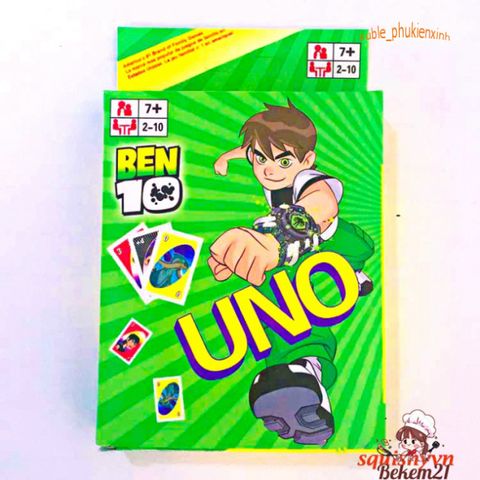 Bộ bài UNO Đại Chiến Tiêu Chuẩn 108 Lá + 2 Bản Mở Rộng - Trò Chơi Gia Đình Vui Nhộn, Giấy Cứng Chất Lượng Cao