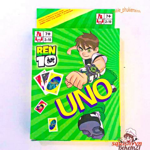 Bộ bài UNO Đại Chiến Tiêu Chuẩn 108 Lá + 2 Bản Mở Rộng - Trò Chơi Gia Đình Vui Nhộn, Giấy Cứng Chất Lượng Cao