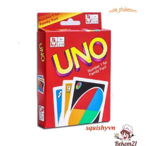 Bộ bài UNO Đại Chiến Tiêu Chuẩn 108 Lá + 2 Bản Mở Rộng - Trò Chơi Gia Đình Vui Nhộn, Giấy Cứng Chất Lượng Cao