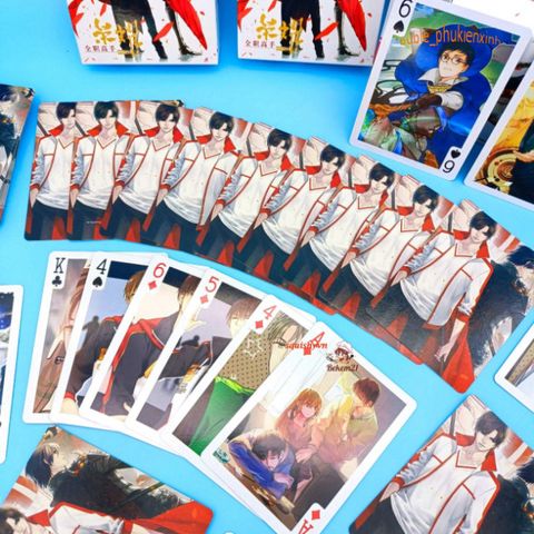 Bộ Bài Poker Hoạt Hình Dễ Thương The Kings Avatar 54 Lá Thẻ - Quà Tặng Học Sinh, Fan Anime & Game Nổi Tiếng