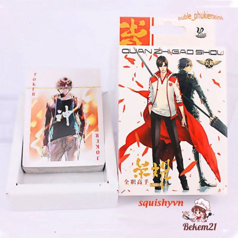 Bộ Bài Poker Hoạt Hình Dễ Thương The Kings Avatar 54 Lá Thẻ - Quà Tặng Học Sinh, Fan Anime & Game Nổi Tiếng