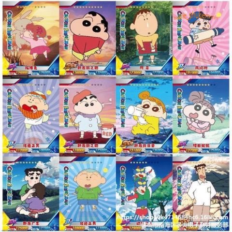 Bộ Thẻ Bài Shin-Chan Dễ Thương Cho Trẻ Em - Hình Ảnh Hoạt Hình Dễ Thương, Đồ Chơi Giáo Dục, Quà Tặng Cho Fans Shinchan