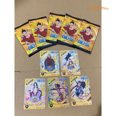 Bộ 180 Thẻ Bài One Piece Sưu Tầm - Đồ Chơi Tương Tác Thú Vị Cho Bé Trai Từ 6 Tuổi Trở Lên