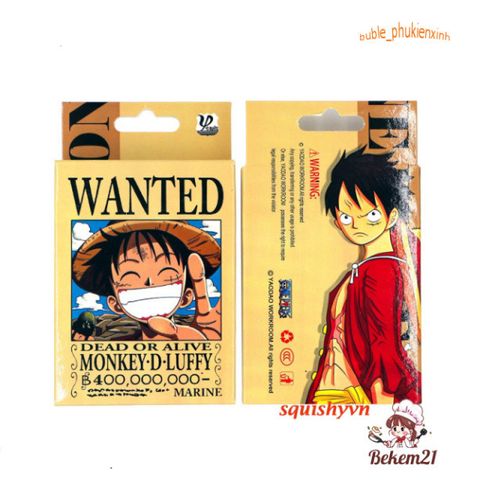 Bộ Bài Tây Anime One Piece - Vua Hải Tặc Chơi Poker Chất Lượng Cao, Quà Tặng Độc Đáo Cho Otaku Yêu Thích Boardgame