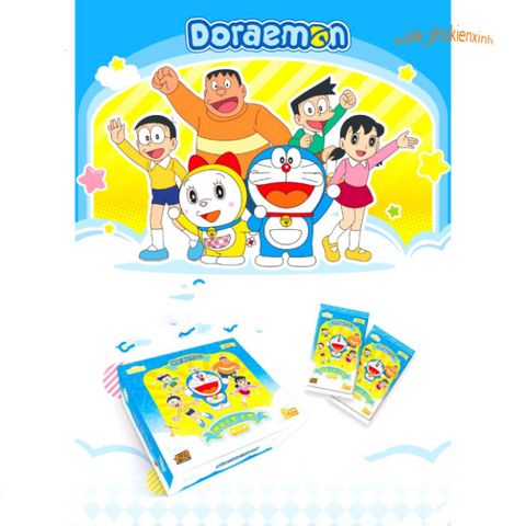 Bộ Bài UNO Doraemon 52 Lá - Trò Chơi Bài Hoạt Hình Vui Nhộn Dành Cho Bữa Tiệc Gia Đình và Bạn Bè