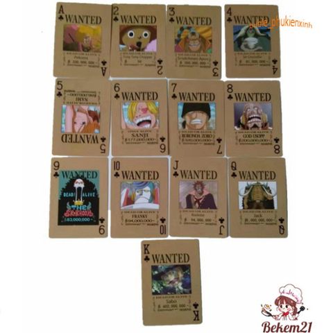Bộ thẻ bài hải tặc One Piece 180 lá - Đồ chơi giáo dục hấp dẫn cho trẻ em, phát triển tư duy và sáng tạo