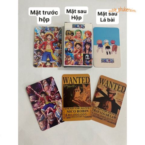 Bộ Bài Tây 54 Lá Manga Anime Nhiều Chủ Đề - One Piece, Naruto, Attack On Titan, Conan, Fairy Tail, Pokemon - Quà Tặng Tuyệt Vời