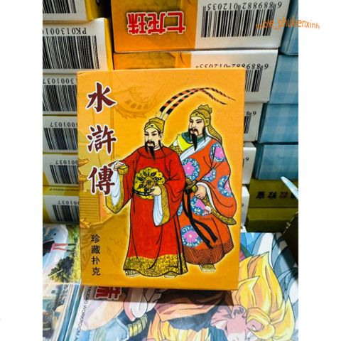 Thẻ Bài Thủy Hử Lương Sơn Bạc 108 Anh Hùng Anime - Bộ 54 Lá Đầy Màu Sắc, Đồ Chơi Trẻ Em Thú Vị