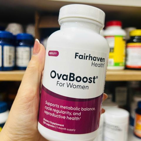 Hỗ trợ sinh sản nữ OvaBoost for Women USA 120 viên
